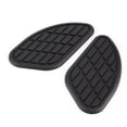thumbnail image 1 of Almohadilla de tracción para tanque y marco de motocicleta, protector de almohadilla de tracción para tanque de motocicleta,calcomanía de agarre retro universal D(Negro), 1 of 5