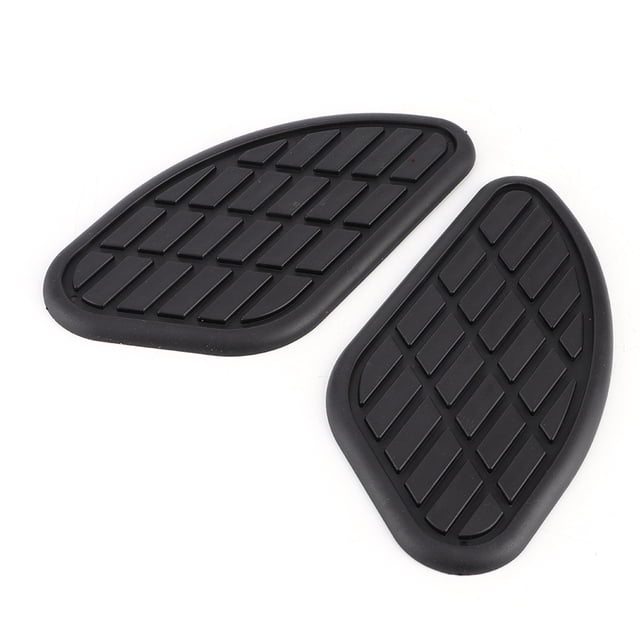 Almohadilla de tracción para tanque y marco de motocicleta, protector de almohadilla de tracción para tanque de motocicleta,calcomanía de agarre retro universal D(Negro)