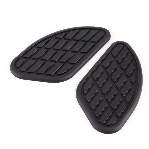 Almohadilla para tánque de motocicleta, par de protectores de almohadilla de tracción para tánque de combustible de motocicleta, calcomanías universales vintage para agarre de