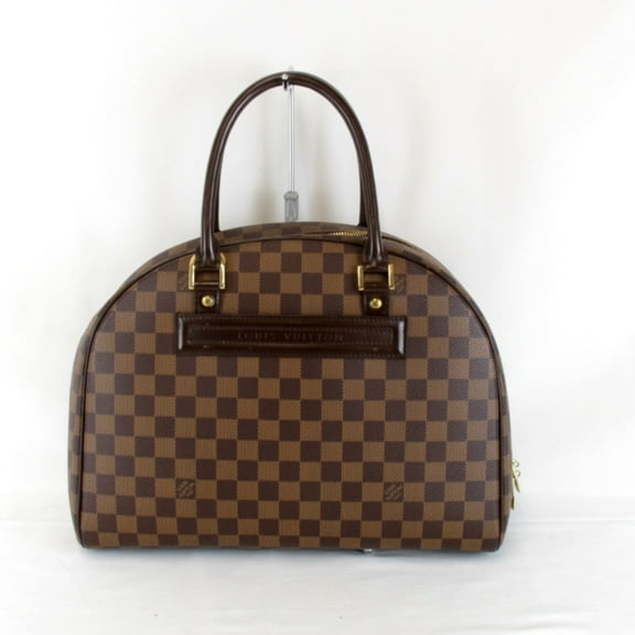 Pre-Owned LOUIS VUITTON Louis Vuitton Nolita N41455 Handbag Damier Canvas Brown Women's