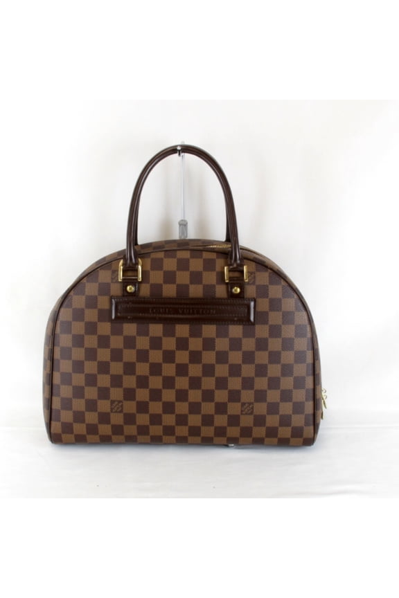 Pre-Owned LOUIS VUITTON Louis Vuitton Nolita N41455 Handbag Damier Canvas Brown Women's