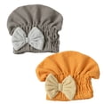 thumbnail image 1 of Gorro de microfibra para cabello seco, turbante suave de secado rápido., 1 of 5