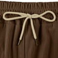 thumbnail image 5 of Mens Corduroy Shorts Lightweight Elastic Waist Drawstring Mens Summer Shorts Casual with Pockets Loose Fit Men Beach Shorts, 5 of 9