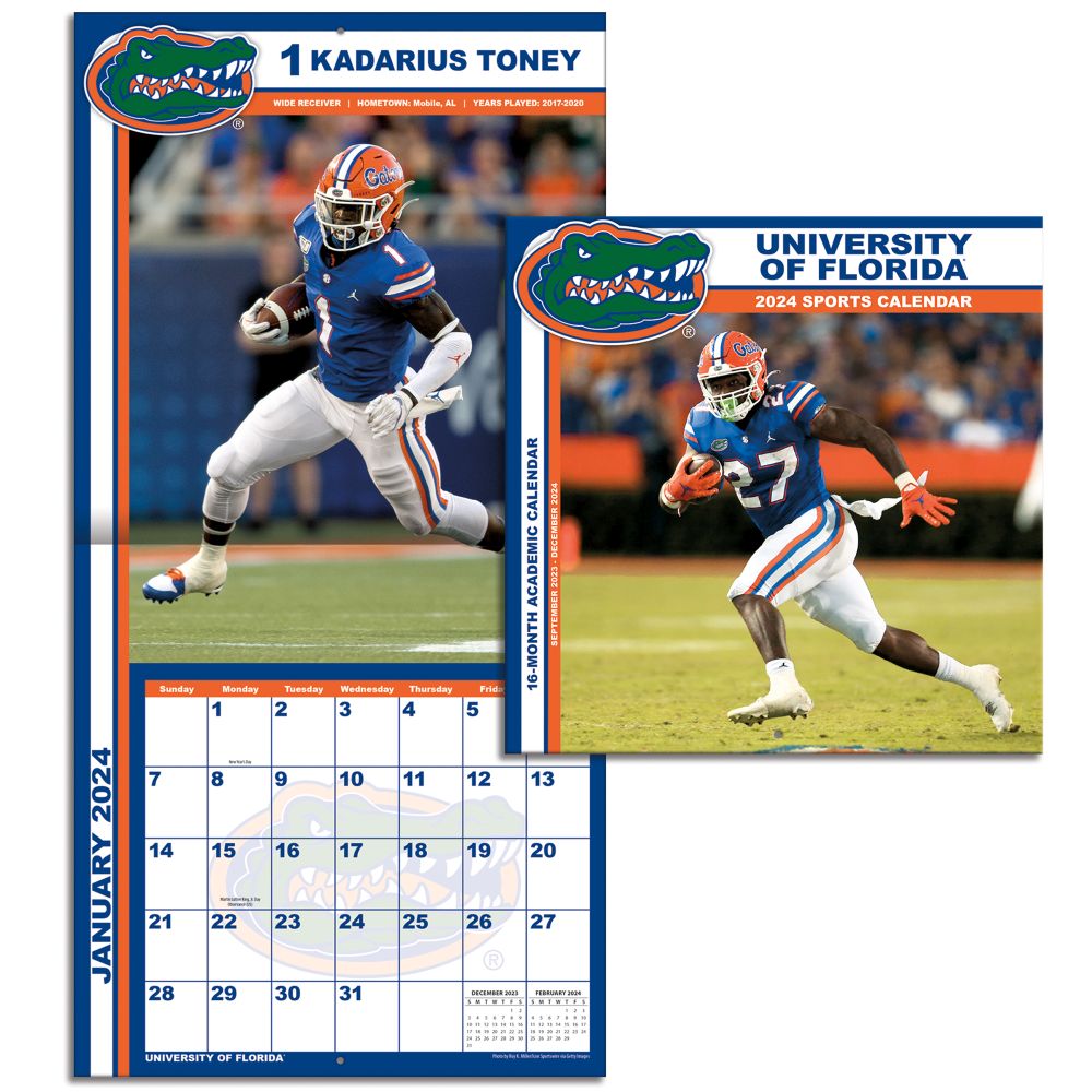 Florida Gators 7'' x 7'' 2024 Mini Wall Calendar - image 4 of 4
