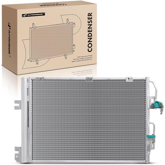 A-Premium Air Conditioning A/C Condenser Compatible with Saturn Astra 2008-2009 L4 1.8L, Manual Transmission