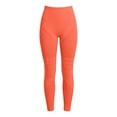 thumbnail image 6 of enyan Women's Leggings Skin Friendly Breathable Butt Lifting Cellumove 3d Legging（Orange,XL）, 6 of 7