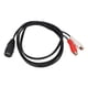 thumbnail image 4 of Cable DIN 7 PIN a 2 RCA DIN 7PIN hembra a 2RCA hembra Y Cable divisor para equipo de sonido de piano electrónico 4.9 pies, 4 of 8