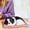 E, variant on BotaniNest Funny Toys Dog Sleeping In The Mattress Doll Toy Mini Dog In Shoe With Meows Sounds Sleeping Cute Kitty Toys Decors For Kids Boys Girls