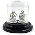 thumbnail image 2 of 999 Pure Silver Ganesh & Lakshmi / Laxmi Idol / Statue / Murti (Figurine #06), 2 of 5