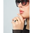 thumbnail image 2 of Alianza de silicona Rinfit Infinity Negro/Dorado Talla 7, 2 of 9