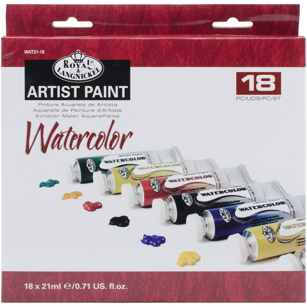 Watercolor Paints 21ml 18/PkgAssorted Colors