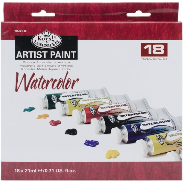 Watercolor Paints 21ml 18/PkgAssorted Colors