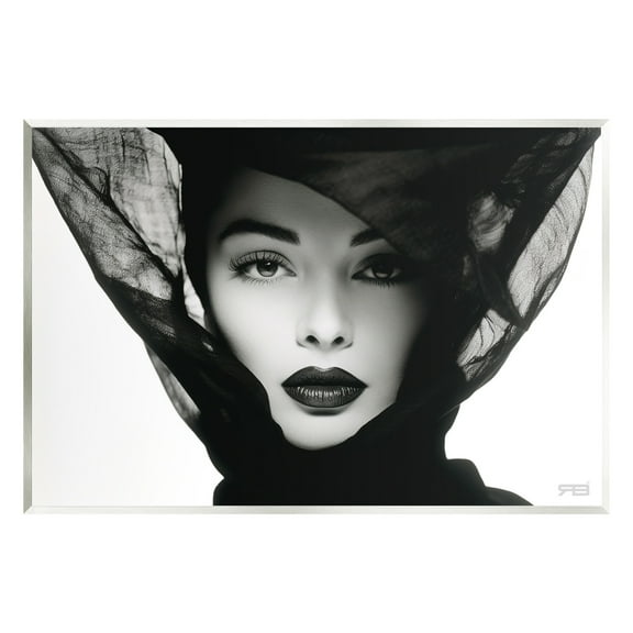 Stupell Industries Intense Woman Gaze Beauty & Fashion Painting Unframed Art Print Wall Art, 15 x 10