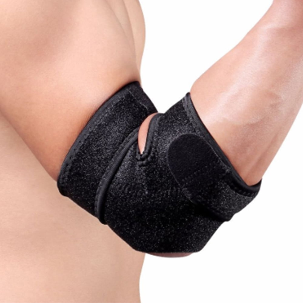 2x Elbow Brace Compression Support Sleeve Arthritis Tendinitis Joint Pain Relief 