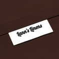 thumbnail image 5 of Lann's Linens Polyester Tablecloth - 60" x 102" Rectangular - Chocolate, 5 of 6
