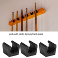 thumbnail image 5 of Pool Cue Clamp, Set of 6 Plastic Billiard Single Stand Mini Rod Storage Accessories, 5 of 5