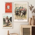 thumbnail image 4 of Pósteres de vaqueros vintage de estilo del siglo XX, pintura en lienzo de Buffalo Bill del Salvaje Oeste, arte de pared moderno, imagen de estudio, decoración del hogar, 4 of 5