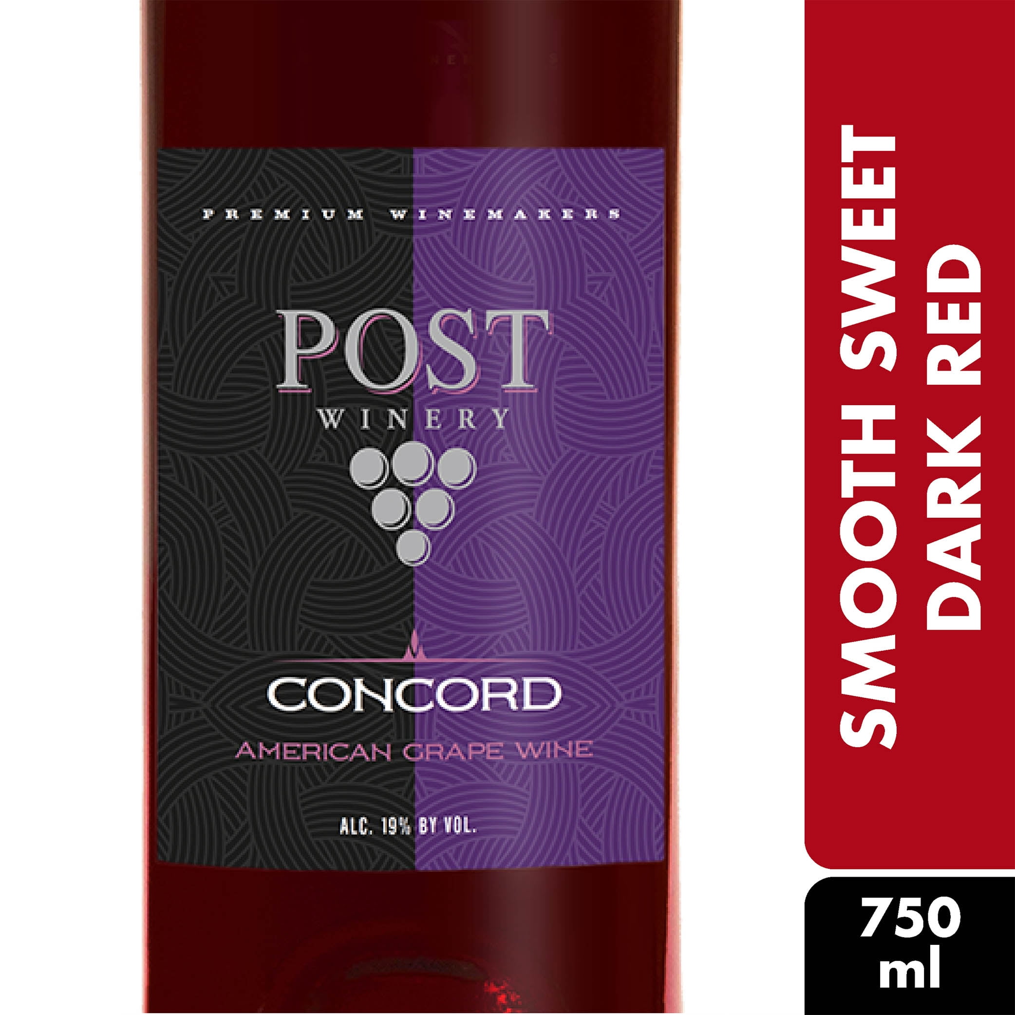 Post Winery Concord Red Fortified Wine, 750 mL