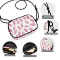 thumbnail image 3 of FORMRS Mini Crossbody Bag for Women Adjustable Shoulder Rope Travel Casual Phone Purse, Pink Popsicle Pattern, 3 of 7