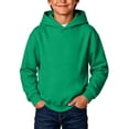 thumbnail image 2 of Abtuhar Fall Hooded Pullover Sweatshirt for Toddler Kids Girls Boys Solid Long Sleeve Tops for 1-12 Years, 2 of 5