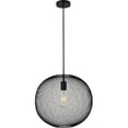 thumbnail image 1 of Living District LD2251BK Keller 1 Light Pendant Ceiling Light, Black, 1 of 1