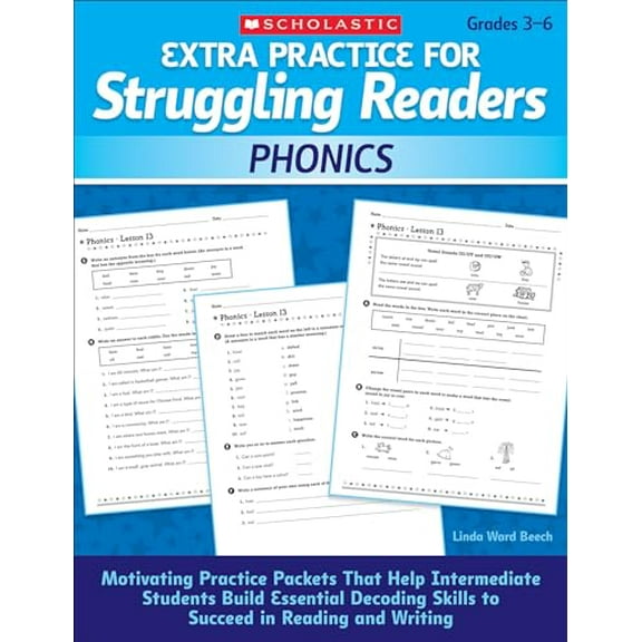 Pre-Owned Phonics, Grades 3-6 (Paperback) 0545124093 9780545124096