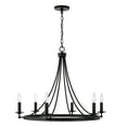 thumbnail image 4 of AA1005BI Austin Allen Tempe - 6 Light Chandelier In Transitional Style-23.5 Inches Tall and 30 Inches Wide-Black Iron Finish    -Traditional, 4 of 8