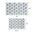 thumbnail image 5 of Sussex Home Non Skid Washable Kitchen Runner Rugs Set of 2 - Ultra-Thin Lattice Area Rugs for Laundry Room, Entryway, Bathroom - Multipurpose Set of 44 x 24 and 31.5 x 20 Inches Floor Mats, 5 of 8