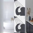 thumbnail image 3 of Sloths Showering Window Privacy Film, Modern Abstract Art Funny Animals Static Cling UV Sun Blocking Heat Control Window Tint Day and Night, Non-Adhesive One Way Windows Privacy Cover 17.7''x78.7'', 3 of 7