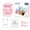 Pink, variant on C9pro Bluetooth 5.3 Ultra-Slim Transparent In-Ear Wireless Sports Earbud – Touch Control, HD Mic, 5-Hour Playtime, 33 ft Range