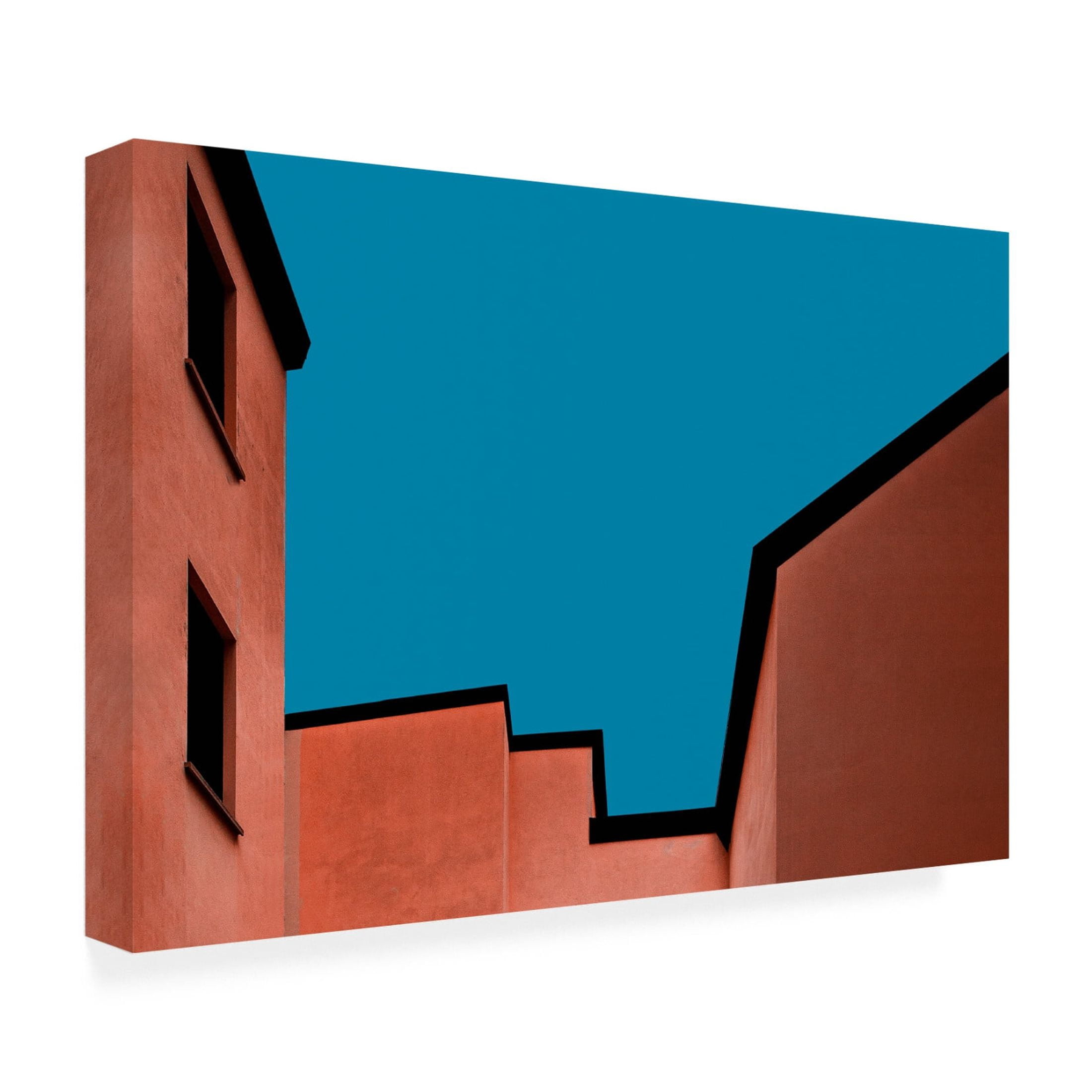 Canvas Wall Art - Inge Schuster 'Architecture Bologna' Wall Art for Living Room, Bedroom, or Office Décor by Trademark Fine Art - 24 x 16 Inches