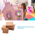 thumbnail image 2 of enqiretly Brown Paper Doll Home Delivery Box Portable Foldable Cute Miniature Simulation Decorative 1:12 Photography Case Container, 2 of 6