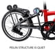 thumbnail image 2 of Eigraketly Easy Wheels espesar rodamiento sellado Easywheel aleación de aluminio rodillos dobles procesamiento CNC con perno estante trasero al aire libre Ciclismo Negro Eigraketly OD024279-01, 2 of 6