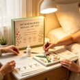 thumbnail image 3 of GWAAMB Hummingbird Mosaic Art Kit, DIY Acrylic Bead Craft on Mini Easel with Floral Accents, 0.17 fl oz Glue, Beginner Craft Gift, C, 3 of 6