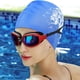 thumbnail image 5 of Gorro de natación de pelo largo gorro ligero resistente al desgarro silicona para piscina ANGGREK Otros, 5 of 8