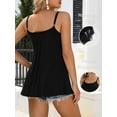 thumbnail image 2 of ANFERRY Camisoles for Women Loose Fit Adjustable Straps Tank Tops with Built in Bra Scoop Neck High Elastic Cami Shirts, 2 of 8