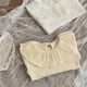 thumbnail image 5 of 2025 Spring Baby Blouse 0-3Y Cute Lotus Leaf Collar Undershirts Girls Solid Color Bottoming Shirt Toddler Pit Strip Interior Top, 5 of 6