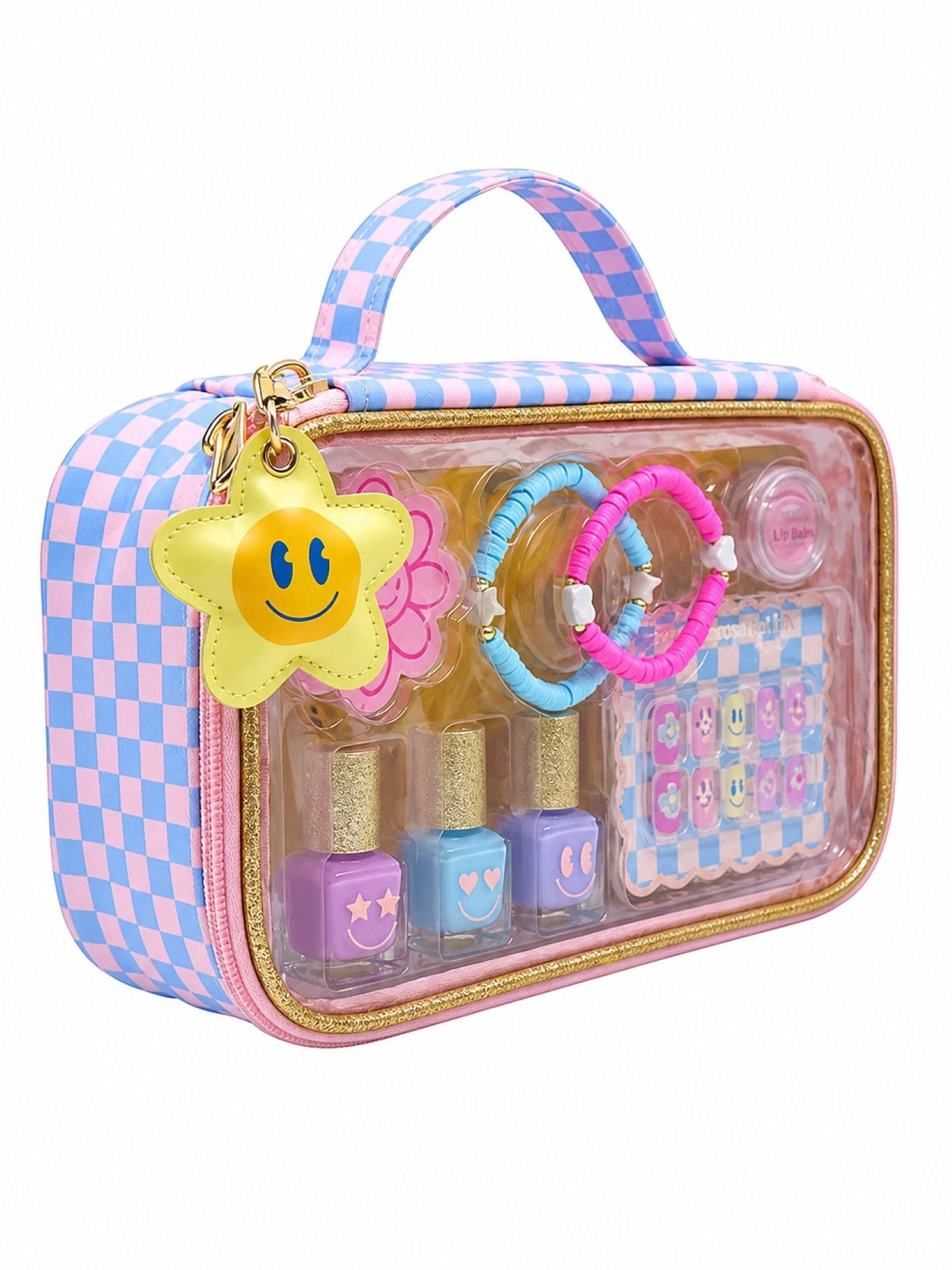 Wonder Nation Beauty Handbag Accessories Set, 9 Piece Set, Children 6 years and up