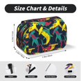 thumbnail image 5 of Kdxio Colorful Sharks for Double Compartment Pen Case Oxford Organizer with Zipper Pockets for Students Artists, 5 of 7
