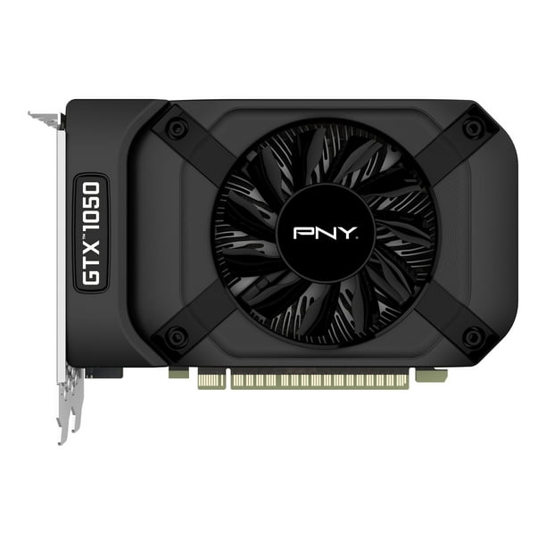 PNY GeForce GTX 1050 - Carte Graphique - NVIDIA GeForce GTX 1050 - 2 GB GDDR5 - PCIe 3.0 x16 - DVI, HDMI, DisplayPort