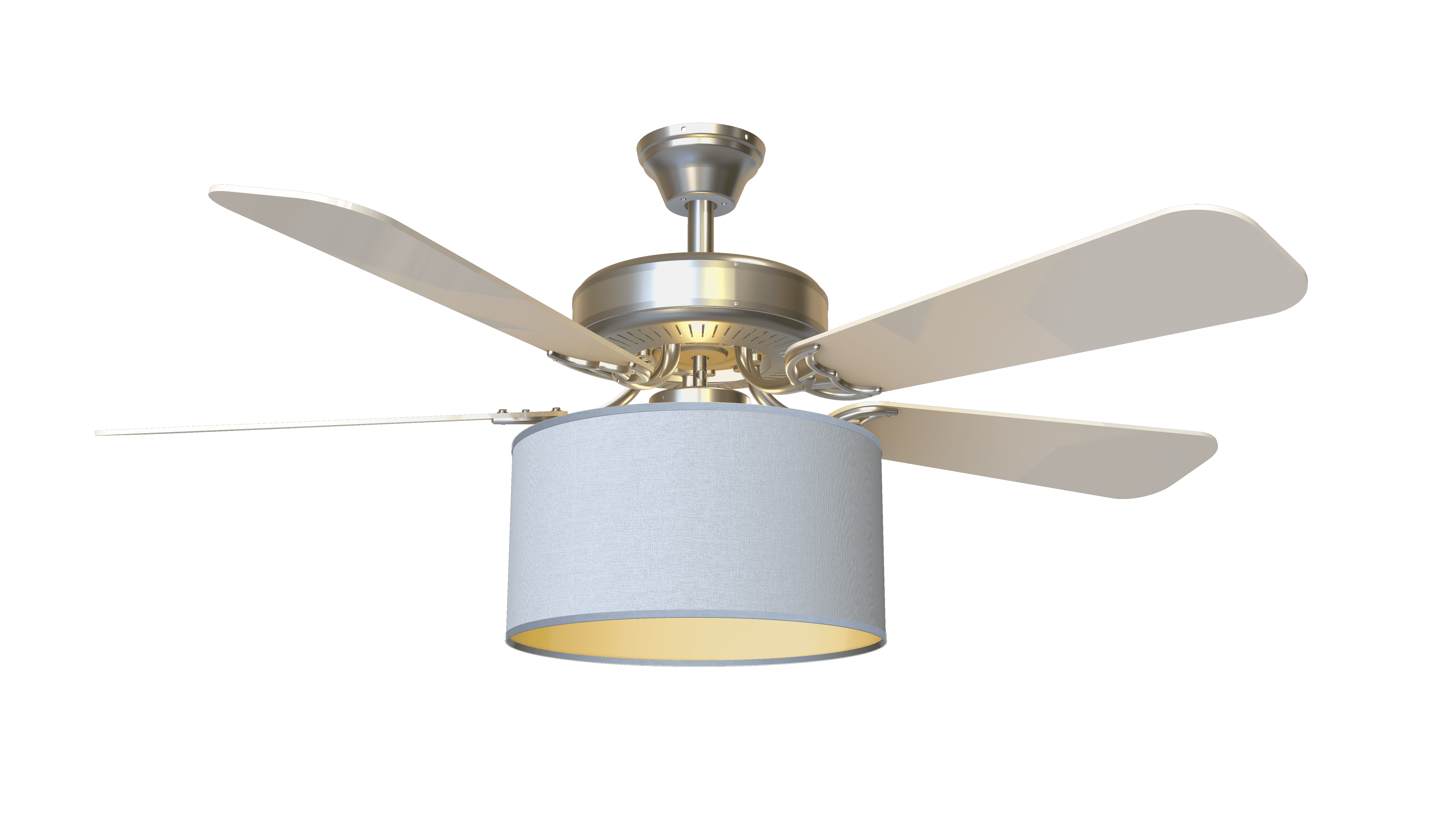 Baby Blue Fantastic Ceiling Fan Shade and Clips Bundle BONUS a Light Diffuser. 40 Value