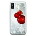 thumbnail image 1 of Snowflake Christmas Ornament Gift Slim Shockproof Hard Rubber Custom White Case Cover For iPhone 12 / 12 Pro, 1 of 5