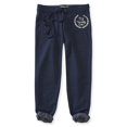 thumbnail image 2 of Aeropostale Womens Classic Cinch Casual Sweatpants, Azul, Medium Aeropostale Pantalones deportivos, 2 of 2