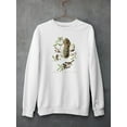 thumbnail image 3 of Black-Capt Titmouse Sweatshirt Women -John James Audubon Designs, Female Medium, 3 of 4
