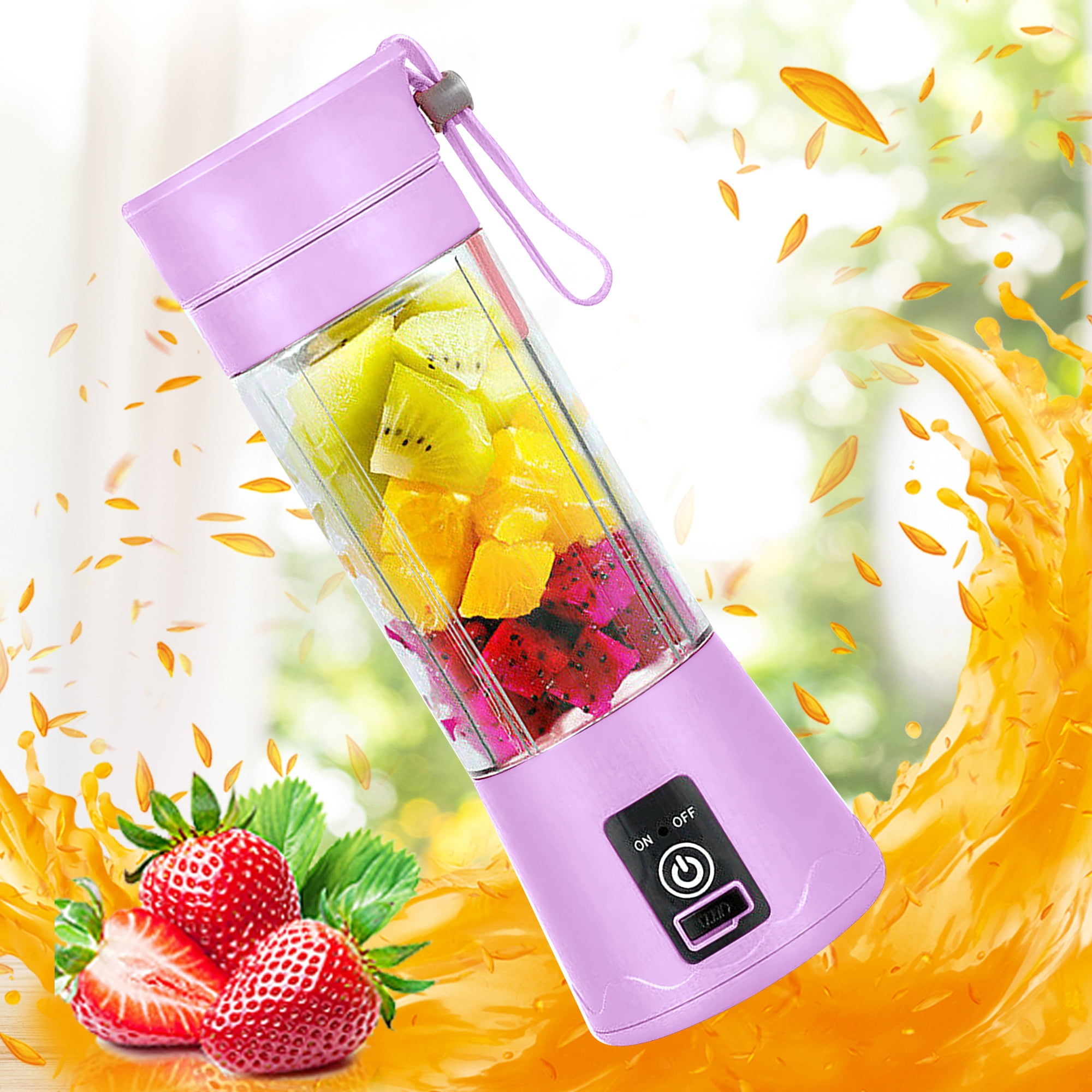Portable Blender Juicer Cup Travel Blender Bottles with USB