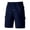 Navy, variant on Mens Casual Cargo Shorts With Pockets Drawstring Waist Knee Length Mens Gym Shorts For Fashion Daily Wear,Gray,XL