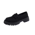 thumbnail image 2 of Viluyesy Loafers for Women Platform Slip On Chunky Sole Glitter Comfortable Casual Dress Shoes Lug Sole Everyday Black Size 5.5, 2 of 9