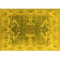 thumbnail image 1 of Ahgly Company Indoor Rectangle Oriental Yellow Traditional Area Rugs, 5' x 7', 1 of 4
