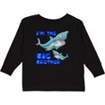 thumbnail image 3 of Inktastic I'm The Big Brother Shark Boys Long Sleeve Toddler T-Shirt, 3 of 5