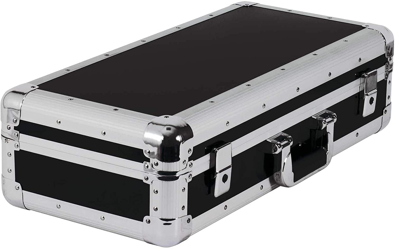 100 CD Case - Professional CD Case, Robust Construction, 4-Fold Division, 2 Lockable Snap Fits, Black